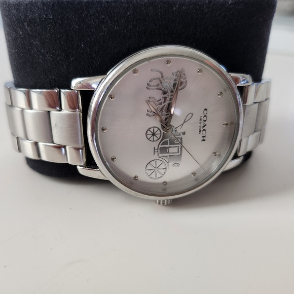 COACH Delancey Women’s Watch Silver - Picture 3 of 6